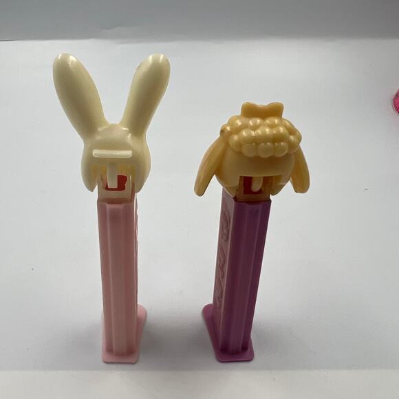 Vintage PEZ Dispensers Easter Lamb & Easter Bunny Rabbit Made In Yugoslavia - Picture 10 of 10